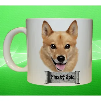 hrnek s pejskem Finský špic