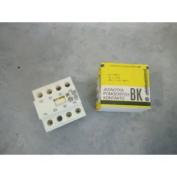 Stykač Elektropřístroj Stykač EPM C9 C12 C17 C25 C32M PK 11E 220V 24V 50Hz BK22E, starší typ Varianta: Pomocný kontakt BK22E čelní montáž EPM
