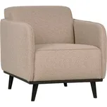 WOOOD Béžové látkové křeslo Twilight