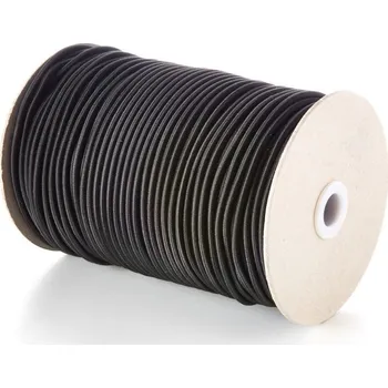 Vodní sport Gumicuk alias Bungee barevný, POLARIS černá 3 mm