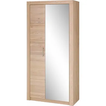 Šatní skříň Předsíňová zrcadlová skříň - Divoký dub masiv grd-2