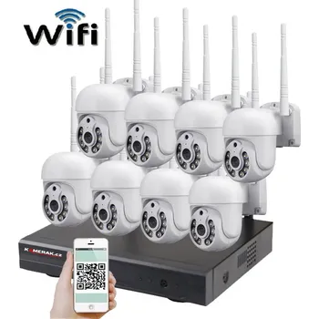 Kompletní kamerový systém Bezdrátový 8 kamerový set WiFi IP Pro WIP8-108B 3MPx, PTZ, CZ menu
