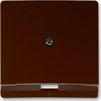 Elektroinstalační materiál Kryt zásuvky telefonní jednonásobné 5013G-A00213 H1 hnědá Swing ABB