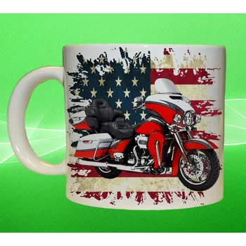 hrnek s motorkou Harley Davidson