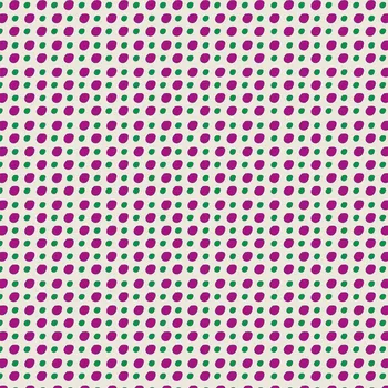 Balící papír Recyklovaný balící papír, potištěný originální kresbou od Alči, fialové puntíky, rozměr 90x134cm