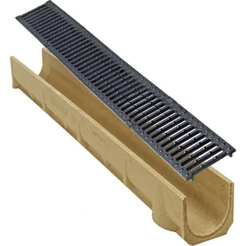 kanalizace SELF LINE 100/110 litinový rošt B125, délka 0,5 m