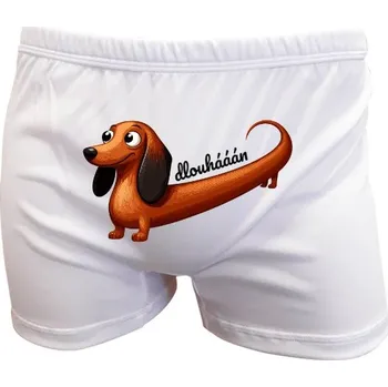 Pánská móda Trenýrky s potiskem jezevčík dlouhán pánské