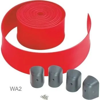 Pohon brány NICE ochranná červená guma 8m s koncovými zátkami pre rameno WA1