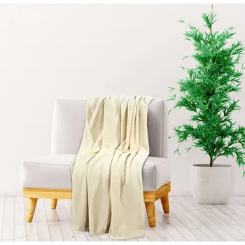 deka ZBXL Deka krémová 130 x 170 cm polyester