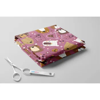 Softshell s beránkem, Malovaní medvědi Barva: Fialová