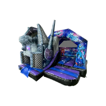 Skákací hrad Skákací Hrad se skluzavkou | EU výroba | 4,6 x 3,7m - 3D | Robot