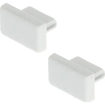 LED lišta Interex light Sada koncovek profilu na LED osvětlení ORPHA - pár / Bílá matná