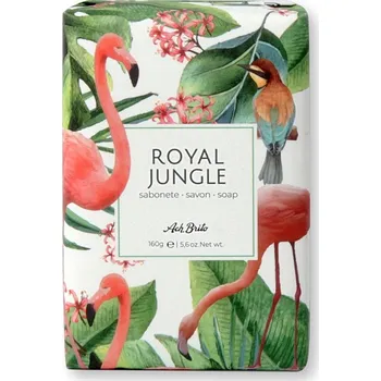 ROYAL JUNGLE. Mýdla obohacená zeleným jílem (160g) - Světle růžová