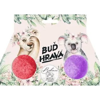 Kosmetická sada Dárkové balení 2 ks šumivých bomb - Buď hravá