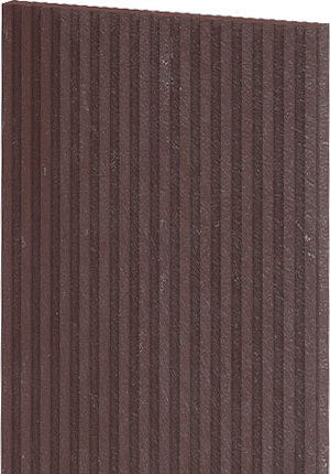 Transform hnědá rýhovaná plastová deska 1500 x 330 x 30 mm, terasová
