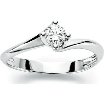 Prsten Zlatý prsten s diamantem LID3264-024G7