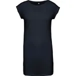KARIBAN Dámské dlouhé tričko - šaty Velikost: L/XL, Barva: námořní modrá