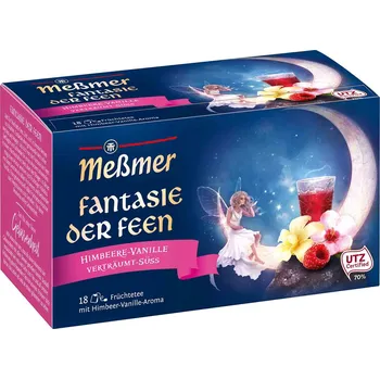 MESSMER OVOCNÝ ČAJ MALINA A VANILKA 40,5g NĚMECKO!