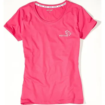 MUSTANG Dámské růžové tričko s krátkým rukávem ELIN XL 6228_2100.720