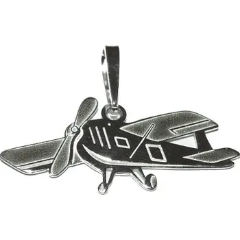 Přívěsek Stříbrný přívěsek letadlo - PA0935 (Stříbrné letadlo)