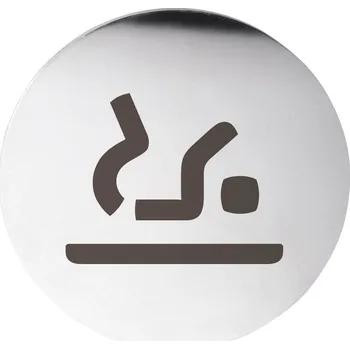 Sapho Cedule přebalovna Ø 75mm, nerez mat XP113