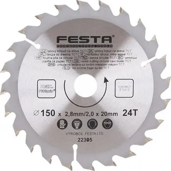 Pilový kotouč Kotouč pilový 150x2,8x20mm/24 zubů