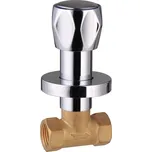 Aqualine Podomítkový uzavírací ventil 1/2", chrom VP621