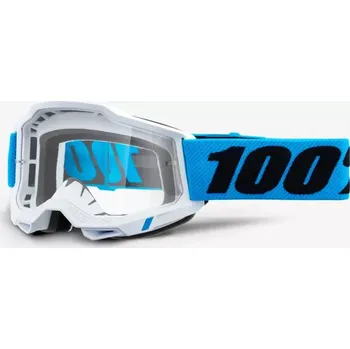 cyklistické brýle Sjezdové brýle 100% ACCURI 2 JUNIOR Clear Lens - modrobílé