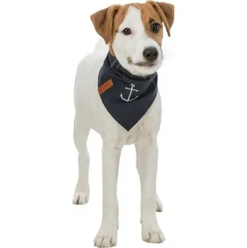 Obleček pro psa Trixie BE NORDIC šátek na krk, tmavomodrá s kotvou Velikost šátku BE NORDIC: S: 30 cm