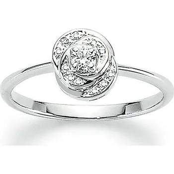 Prsten Zlatý prsten s diamanty LID3051008