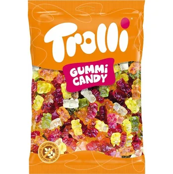 Bonbon Želé TROLLI 1 kg - MEDVÍDCI - sáček 1 kg - velké balení (želé trolli / želé BÄREN / velké balení)