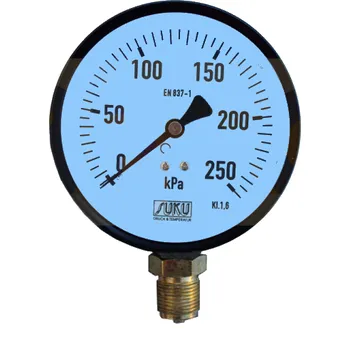 SUKU Manometr pr. 100 mm: 0 - 250 KPa