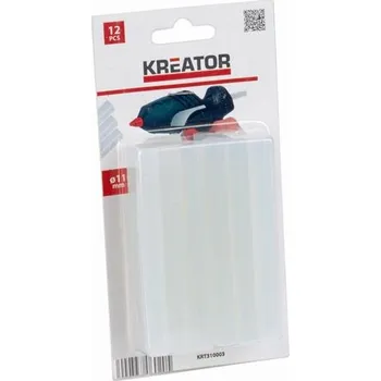 Tavná pistole Lepící tyčinky Kreator KRT310003 11 mm, 12ks