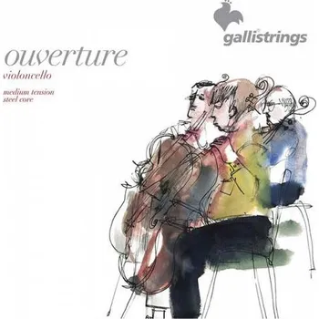 Struna pro kytaru a smyčcový nástroj Galli Ouverture OV63, Struny na violoncello 1/4