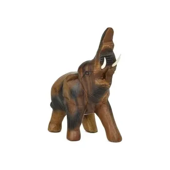 Dřevěná dekorace Slon štěstí 18 cm