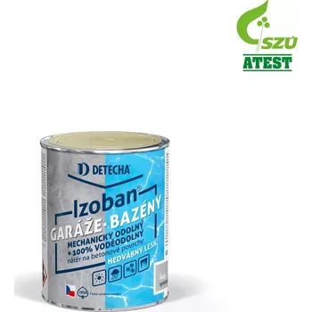 barva a nátěr na dřevo Detecha Izoban zelený 0,8 kg