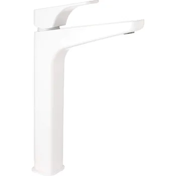 Vodovodní baterie Aplomo Hiacynt vysoká umyvadlová baterie, bílá