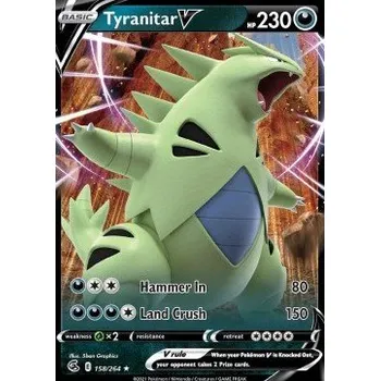 Karetní hra Pokémon FST 158/264 Tyranitar V - Fusion Strike