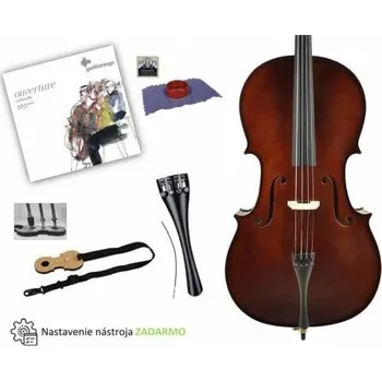 Violoncello Augustinus LC-2012-SET0 SET BEZ STAROSTÍ, Violoncellový komplet pro žáky ZUŠ od 8 do 9 let
