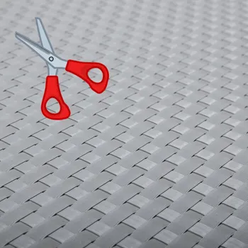 Příslušenství pro plot Umělý ratan - světle šedá, výška 1m (Ratanová rohož z technoratanu - metráž)