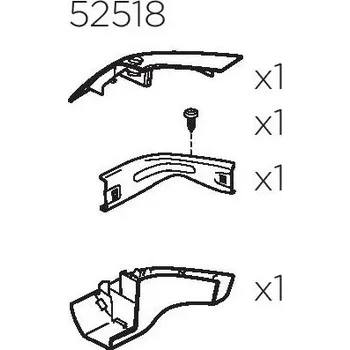 Rohová sestava pravá Thule 52518