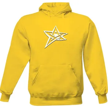 Pánská mikina Pánská mikina s kapucí s potiskem Mikina STO&1-WS-Yellow pánské