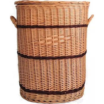 Koš na prádlo Proutěný koš na prádlo střední