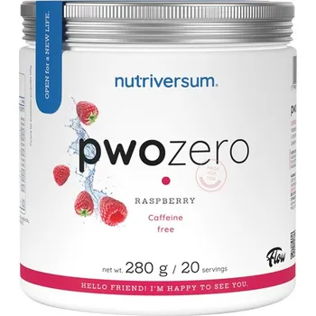 Anabolizér Nutriversum PWO Zero Caffeine - PWO Zero Caffeine (280 g, Malina)