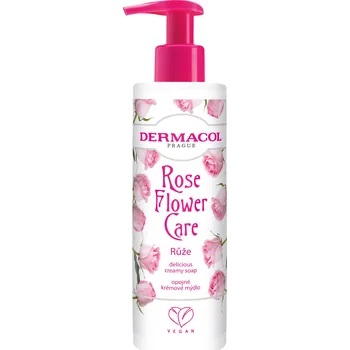 Mýdlo Dermacol Rose Flower Care krémové mýdlo na ruce