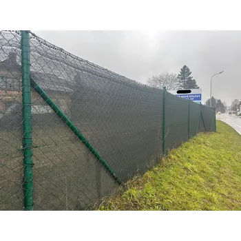 zahradní zástěna GTEX Stínící tkanina na plot – rašlový úplet 90 %, 110 g/m², 125 cm × 50 m, antracit