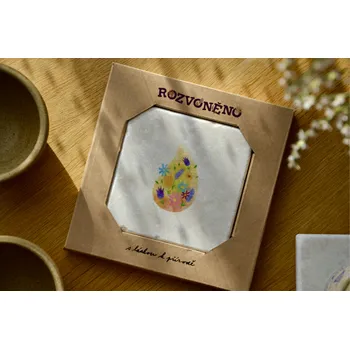 Svícen Mramorový tácek pod svíčku