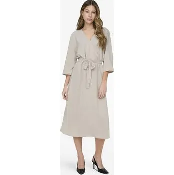 Dámské šaty JDY Letní šaty Lion 15207813 Béžová Regular Fit 38