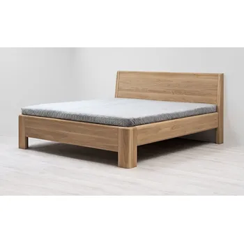 Postel BMB Naomi Family postel - buk Moření: černá, Provedení: Jádrový buk cink, Rozměr: 160 x 200 cm