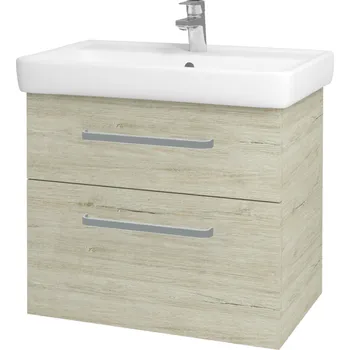 Koupelnový nábytek Dřevojas - Umyvadlová skříňka Q MAX SZZ2 70 - D05 Oregon / Úchytka T01 / D05 Oregon 61329A